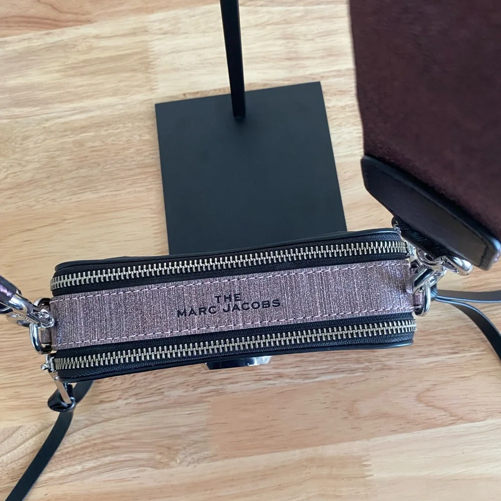 Marc Jacobs Glittery Pink Snapshot Bag - Picture 9 of 15